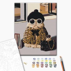 Malowanie po numerach Terapia zakupami ©Lucia Heffernan