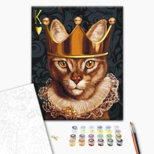 Malowanie po numerach Król kier © Lucia Heffernan