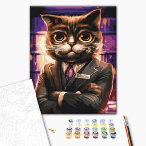 Malowanie po numerach Kotyk jest prawnikiem © Marianna Pashchuk