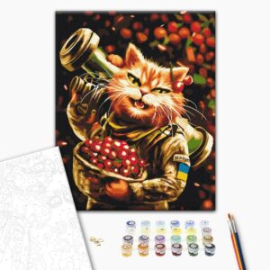 Malowanie po numerach Kot Melitopol © Marianna Pashchuk