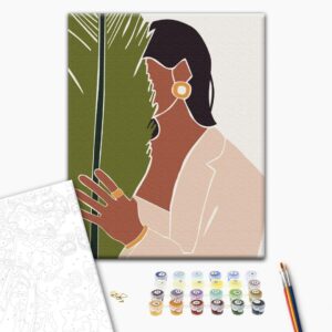 Malowanie po numerach Egzotyczne akcenty