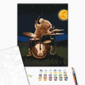 Malowanie po numerach Perkusista ©Lucia Heffernan