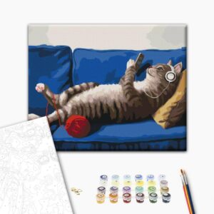 Malowanie po numerach Leniwa niedziela ©Lucia Heffernan