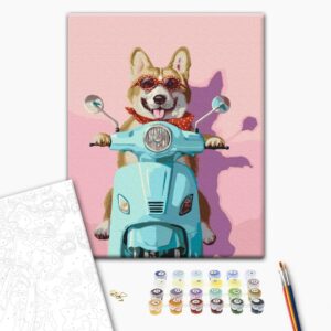 Malowanie po numerach Rzymskie święto © Lucia Heffernan