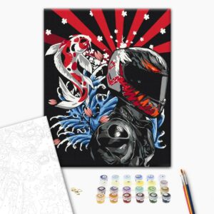 Malowanie po numerach Element szybkości