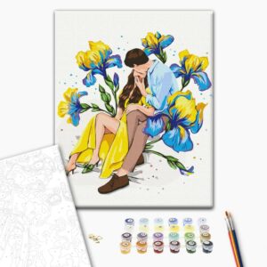 Malowanie po numerach Kwitnąca miłość ©Alla Berezovska