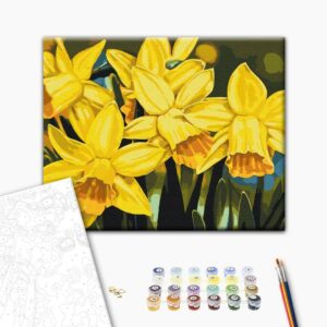 Malowanie po numerach Żonkile © Anastasiia Osmolovska