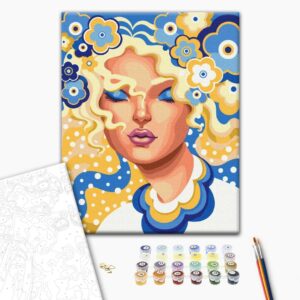 Malowanie po numerach Kolory ukraińskie © Polina Skurikhina