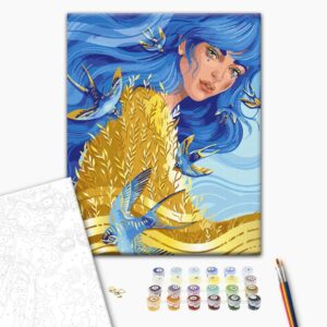 Malowanie po numerach Ona jest Ukrainą © Polina Skurikhina