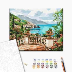 Malowanie po numerach Widok morza