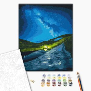 Malowanie po numerach Camping pod gwiazdami © Roksolana Baran