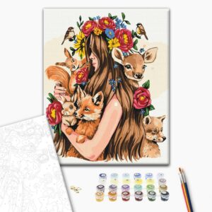 Malowanie po numerach Opiekun zwierząt © Alla Berezovska