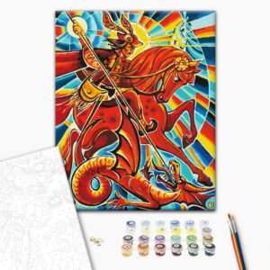 Malowanie po numerach Wężowy wojownik © Oleg Loburak