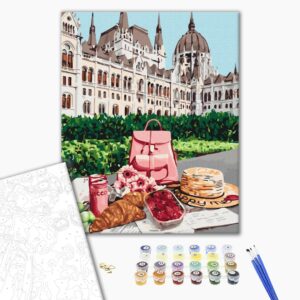 Malowanie po numerach Piknik w Budapeszcie