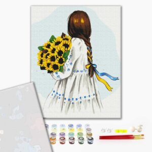 Malowanie po numerach Premium Flowers of Ukraine   ©Alla Berezovska