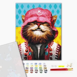 Malowanie po numerach Premium Cat Kalush ©Marianna Pashchuk