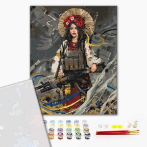 Malowanie po numerach Premium In defense of freedom © Stanislav Lunin