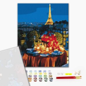 Malowanie po numerach Premium Date in Paris