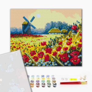 Malowanie po numerach Premium Poppies field