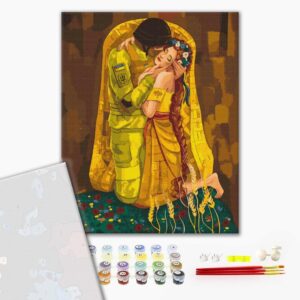 Malowanie po numerach Premium In safe embrace ©Solomiya Kovalchuk