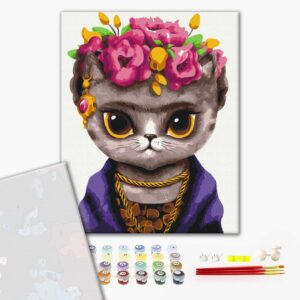 Malowanie po numerach Premium Kitty Frieda © Marianna Pashchuk