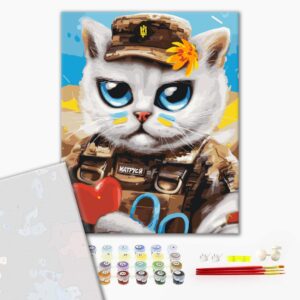 Malowanie po numerach Premium Cat doctor ©Marianna Pashchuk