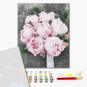 Malowanie po numerach Premium Peonies for the bride