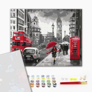 Malowanie po numerach Premium Rainy London