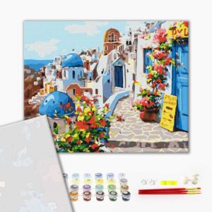 Malowanie po numerach Premium Summer Santorini