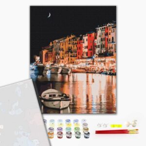 Malowanie po numerach Premium światła nocnych Włoch