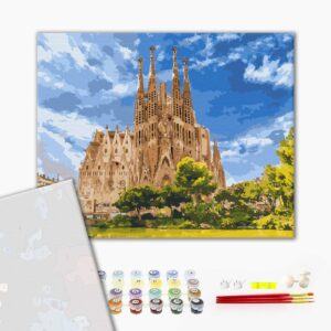 Malowanie po numerach Premium Katedra Świętej Rodziny
