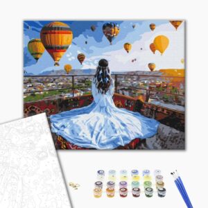 Malowanie po numerach Premium Dreamer in Cappadocia