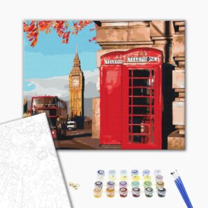 Malowanie po numerach Premium London corner