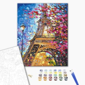 Malowanie po numerach Premium Paryżski krajobraz
