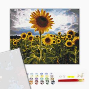 Malowanie po numerach Premium Street in flowers