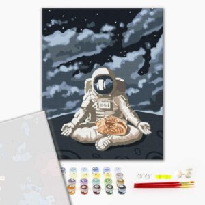 Malowanie po numerach Premium Cosmic peace