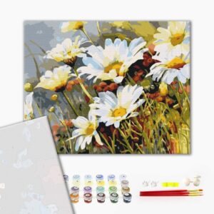 Malowanie po numerach Premium Truskawka w stokrotkach