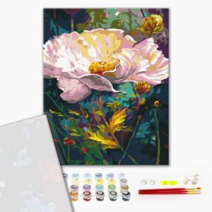 Malowanie po numerach Premium Wspaniały kwiat