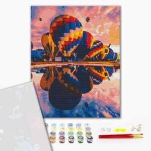 Malowanie po numerach Premium Start balonów