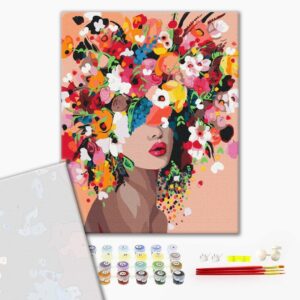 Malowanie po numerach Premium Flower nymph