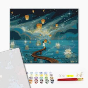 Malowanie po numerach Premium Światła pragnień