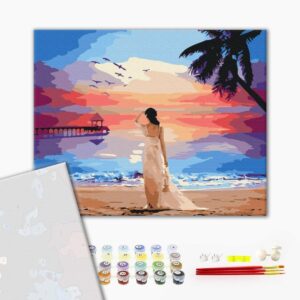 Malowanie po numerach Premium Tropical dawn