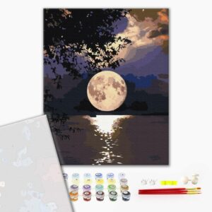 Malowanie po numerach Premium Zachód słońca