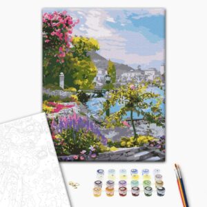 Malowanie po numerach Starożytny ogród nad morzem 1