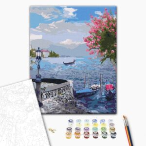 Malowanie po numerach Starożytny ogród nad morzem 2