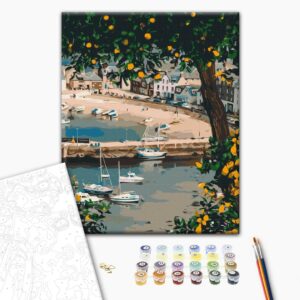 Malowanie po numerach Malownicza zatoka