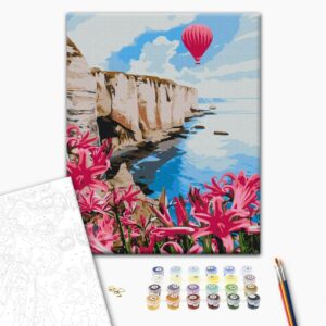 Malowanie po numerach Różowy balon