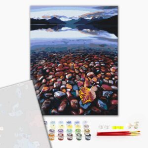 Malowanie po numerach Premium Kamieniste wybrzeże