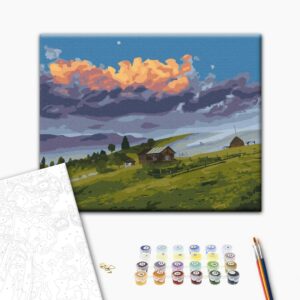 Malowanie po numerach Niebiański płomień © Sergiy Stepanenko