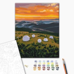 Malowanie po numerach RLS Pamir o wschodzie słońca © Sergiy Stepanenko